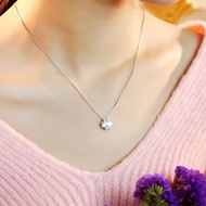 NjhPT950 Platinum Necklace Girlfriend Gift Platinum Necklace All-Match Jewelry Diamond Pendant Women
