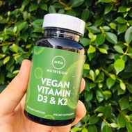 65% Sale!! EXP: 05/2024 Vegan Vitamin D3 &amp; K2* 60 Vegan Capsules (MRM) D-3 + K-2