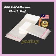 OPP Self Adhesive Plastic Bag / Transparent OPP Plastic Bag With Tape / Packaging Bag 200pcs