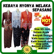 PKP❗❗TAK DAPAT PERGI MELAKA?Jangan Risau.-Baju Kebaya Nyonya Melaka Sepasang Baju Batik Traditional 