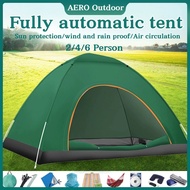 2/4/6 Person Automatic Tent Waterproof Tent for Camping Waterproof Outdoor Dome Camping Tent