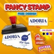 Cop Fancy Pre-Ink Stamp Cop Label Pattern Cop Logo Cop Company Customised Cop Fancy Ready Stock
