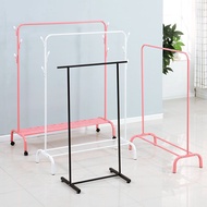 Sturdy Strengthen Steel Pipe Clothes Rack Bedroom/Coat Rack Floor Bedroom Hanging Simple Clothes Rac