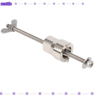 WATTLE Hub Body Remover, Stainless Steel Card Slot 4mm Bike Hub Repair Tool, Durable Silver Hub Disa