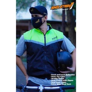 Selling Brompton Dahon Fnhon Seli Folding Bicycle Vest Dual Layer Material - Highlighter Black, M Discount