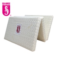 SEA HORSE HECOM Single Size Foldable SOFT Model Foam Mattress (3-fold) One Side Soft One Side Hard