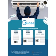 MIDEA INVERTER AIRCON 5 TICKS (WITH INSTALLATION)