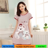 [RAYA SALES] [Malaysia Ready Stock]  Free Size Sweet Teddy Bear Pyjamas JP0037BBW