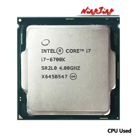 Intel Core i7-6700k i7 6700K i7 6700 K 4.0 GHz Used Quad-core Eight-Thread 91W CPU LGA 1151