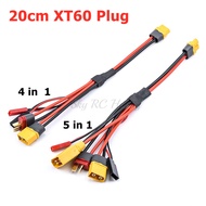 4in1 / 5in1 XT60 Plug 20cm Charger Connector to XT60 JST T Futaba XT90 Plug Wire Cable for ISDT Hota Toolkit RC Chargers