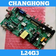 MB L24G3 Mainboard 24G3 Mainboard CHANGHONG L24G3 MB CHANGHONG L24G3 Mainboard LED TV CHANGHONG L24G