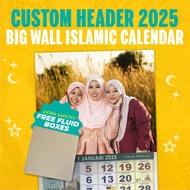 (CUSTOM) BIG WALL CALENDAR 2025  I  KALENDAR ISLAM