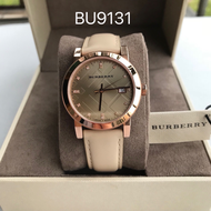 พร้อมสต็อก ！นาฬิกาผู้หญิง classic Burberry watch BU9131 diamond -34mm ของแท้นำเข้า% classic watch BU9109