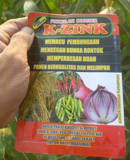 PUPUK TERLARIS K ZINK / KZINK / K-ZINK PUPUK PERANGSANG DAN MEMPERBESAR BUAH Dan FORMULASI BOOSTER/B