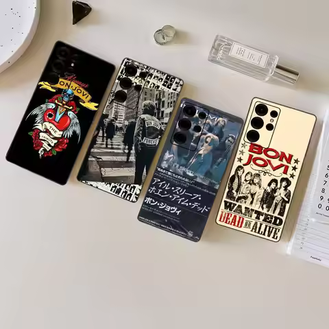 Classic Rock Band B-Bon J-Jovi Phone Case For Samsung S 24 Fe 25 Ultra Plus 20 Lite 21 30 22 23 24 2
