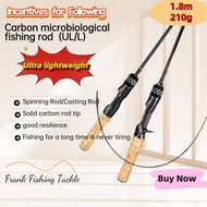 Carbon UL Micro Adjustment Lure Rod UL Smooth Rod Ejection Solid Lure Rod Fishing Rod Soft Adjustmen