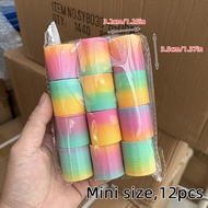 12/240pcs Mini Rainbow Magic Springs Toys Children Birthday Party Favor Giveaway Gifts Souvenir Kind