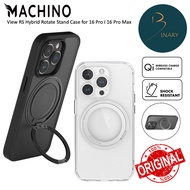 Machino View RS Hybrid Rotate Stand Case for iPhone 16 I 16 Plus I 16 Pro I 16 Pro Max