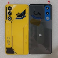 กระจกด้านหลังสำหรับ ZTE Nubia Neo 3 GT Z2465N อะไหล่ตัวเรือนด้านหลังฝาหลังปิดโทรศัพท์พร้อมเลนส์กล้อง