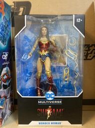 全新現貨 代理版 麥法蘭 DC Multiverse 7吋 電影 眾神之怒 沙贊 神力女超人 蓋兒加朵 可動完成品