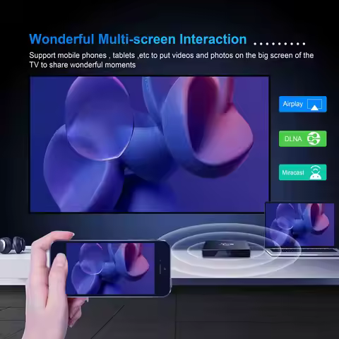 Android 12 X98H PRO Smart TV BOX 4G 32G 64G 2.4&5G Dual Band Wifi 4K 6K Video Decoding Allwinner H61