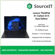 Lenovo ThinkPad X1 Carbon Gen 13 Aura Edition | U7-258V/32GB/1TB | Touch | Customized | 3 Years Onsi