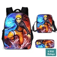 * (Various Options) NARUTO Backpack Korean Version Elementary School Students Bag Messenger Pencil Case *