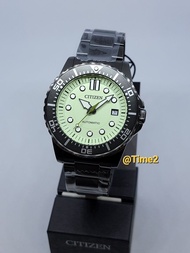 Citizen 星辰 黑鋼 夜光面 Automatic watch NJ0177-84X NJ0171 NJ0170自動錶 機械錶 上鍊錶  100米防水 直徑43mm