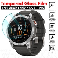 HD Transparent Full Coverage Tempered Glass Film / 9H Hardness Anti-scratch Screen Protector Compatible For Garmin Fenix ​​7 6 5 X S Pro Sapphire Series / Smartwatch Accessories