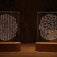 【革木】 升級款 | 心經 | 心經夜燈 | 心經擺設
