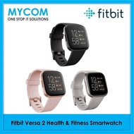 Fitbit Versa 2 Fitness Smartwatch - Black / Mist Grey / Copper Rose (FB507BKBK / FB507GYSR / FB507RG