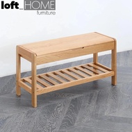 Loft Home Scandinavian Wood Footstool NORWAY