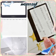 MURRAY Outdoor Focused Ignition Ultra-thin PVC Transparent Credit Card Size X3 Magnifying