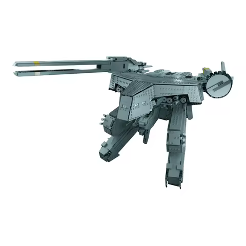 MOC Metal Gear Solid Rex Robot Bricks Model Set High-Tech Combat Mecha Robot Building Block Assembly