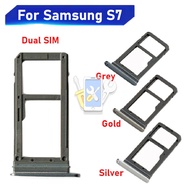 For Samsung Galaxy S7 G930 G930F G930FD G930A G930P G930V Phone Housing New SIM Card Adapter Micro S