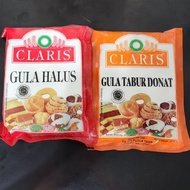 Gula Halus Claris Gula Tabur Donat 500gr 1 dus isi 16 pack