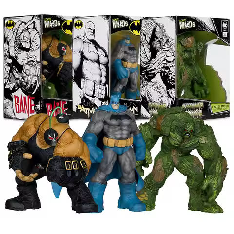 McFarlane Toys Bane/Swamp Thing/Batman (Todd's Mods) Limited Edition Collector Vinyl 4.5" Posed Figu