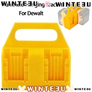 WINTE3U Battery Storage Rack, 4 Slots Fixing Devices Battery Portable Stand, Durable Drop-resistant 