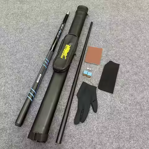 2026 New Pool Cue 1/2 Split 9.5/11.5/13mm Tip | High-Tech Carbon Paint | Pro for 9-Ball/8-Ball/Ameri