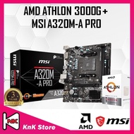 MSI A320M-A PRO A320 AM4 MOTHERBOARD + AMD ATHLON / RYZEN 3 / RYZEN 5 / RYZEN 7 / RYZEN 9 CPU COMBO