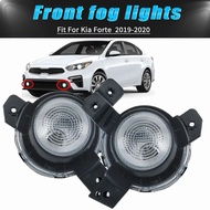 Fog Lights For Kia K3 Forte Cerato 2019 2020 Front Bumper Fog Lamps DRL headlights Pair Driver Passe