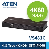 ATEN 4-Port HDMI Video Switcher (VS481C) Four In One Out High Resolution-Support True 4K Resolution
