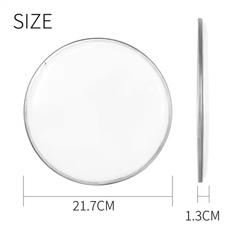 6 Inch White Drum Head Drum Waterproof Skin 2pcs Frame Drum Drum Kit Skin for Bass Drum Percussion A
