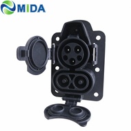 D DSIEC3j-EV125S DC125A CCS1 American Standard DC Car End Charging Socket 125KW to 0.5m Cable