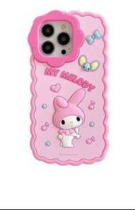 正版 Official Sanrio My Melody 美樂蒂 矽膠保護殼 3D立體 手機套 加厚 防撞防跌 Silicone Case Soft Phone Cover Shockproof Pr