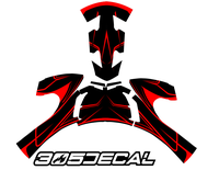 Sticker Decal Helm NHK TERMINATOR/GPPRO Part 1| Decal sticker | Decal helm NHK