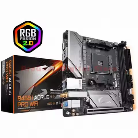 for Gigabyte B450 I AORUS PRO WIFI AM4 DDR4 Mini-ITX Motherboard Support AMD Ryzen 1st-5th Gen