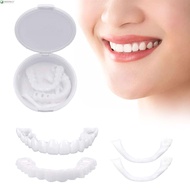 NEEDWAY Upper Lower Fake Tooth Temporary Orthodontic Braces White Perfect Smile Women Denture Braces