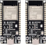 Waveshare ESP32-C6 Microcontroller (2PCS), WiFi 6 Development Board, 160MHz Single-Core Processor, E