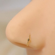 2pcs 22G Nose Ring Hoop 925 Sterling Silver Septum Ring Clicker Cartilage Earring Piercing Hoop Heli